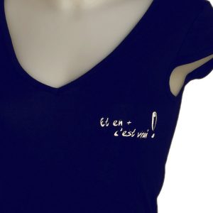 t-shirt femme logo Parapente Vol de nuit