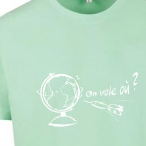 t-shirt homme logo voyage parapente