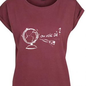 t-shirt femme logo voyage parapente