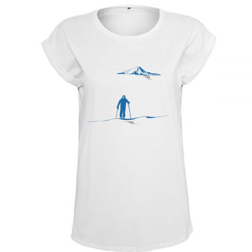 t-shirt femme personnalisé ski