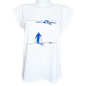 t-shirt femme personnalisé ski